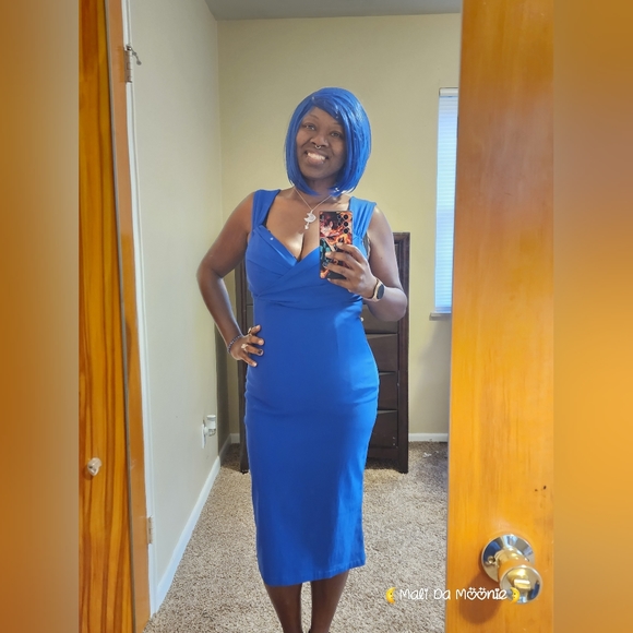 Rocksteady Dress - ModCloth Lady Love in Blue, Size 2xl - Picture 6 of 7